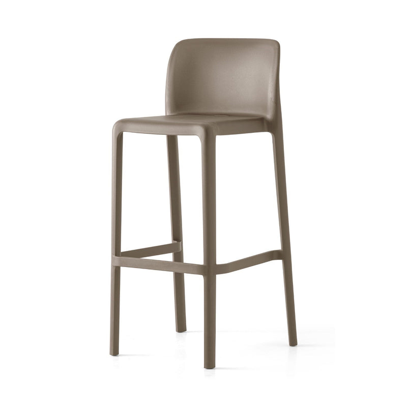 media image for bayo taupe polypropylene bar stool by connubia cb19850009000000000000a 1 263