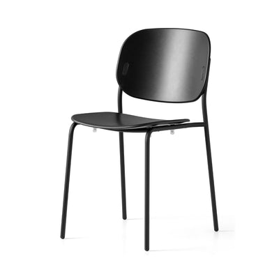 product image of yo matt black metal chair by connubia cb198603001501500000000 1 531