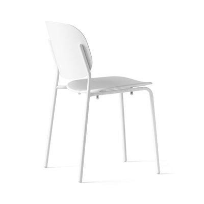 product image for yo matt optic white metal chair by connubia cb198603009401500000000 4 21