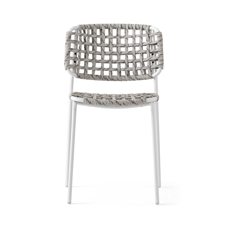 media image for yo matt optic white metal chair by connubia cb198603009401500000000 6 21