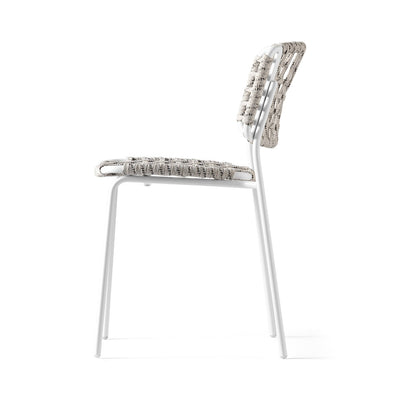 product image for yo matt optic white metal chair by connubia cb198603009401500000000 7 72