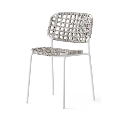 product image for yo matt optic white metal chair by connubia cb198603009401500000000 5 42