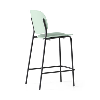 product image for yo black metal counter stool by connubia cb198700001501500000000 16 63