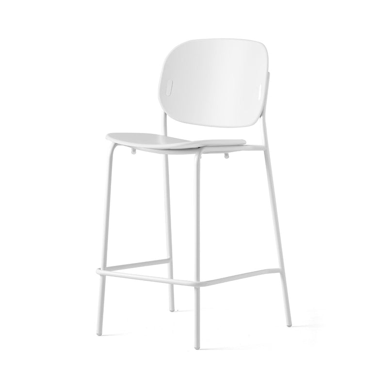 media image for yo optic white metal counter stool by connubia cb198700009401500000000 5 246