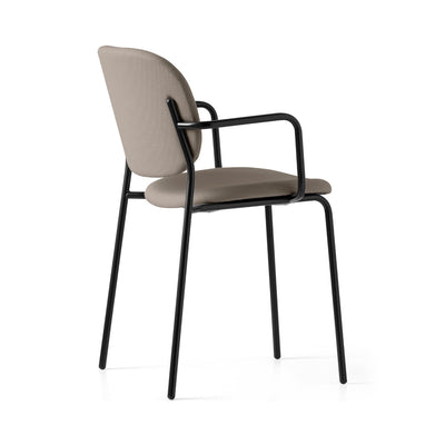 product image for yo black metal armchair by connubia cb1991000015skq00000000 8 7