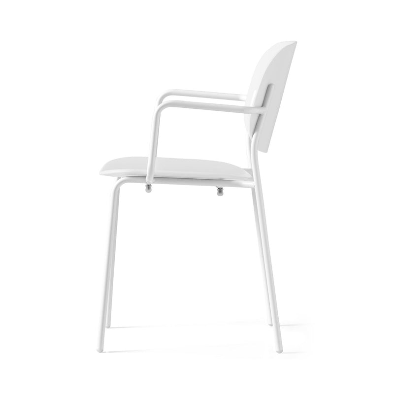 media image for yo optic white metal armchair by connubia cb1991000094skq00000000 15 25