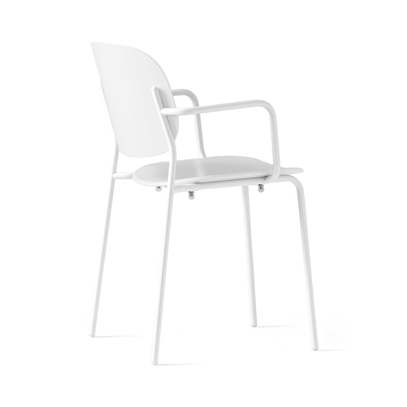 media image for yo optic white metal armchair by connubia cb1991000094skq00000000 16 272