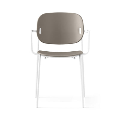 product image for yo optic white metal armchair by connubia cb1991000094skq00000000 18 14