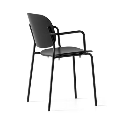 product image for yo matt black metal armchair by connubia cb199103001501500000000 4 2