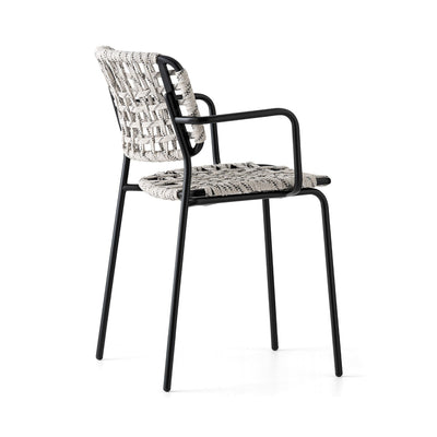 product image for yo matt black metal armchair by connubia cb199103001501500000000 8 97