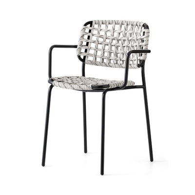 product image for yo matt black metal armchair by connubia cb199103001501500000000 5 43