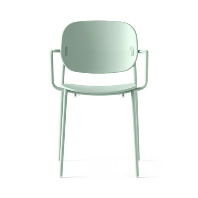 product image for yo matt thyme green metal armchair by connubia cb199103008l08l00000000 2 52