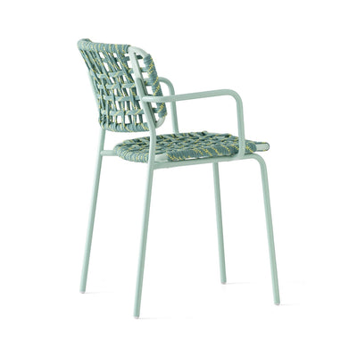 product image for yo matt thyme green metal armchair by connubia cb199103008l08l00000000 8 52