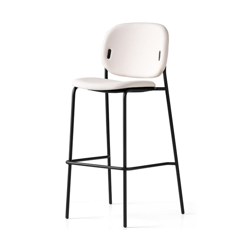 media image for yo black metal bar stool by connubia cb1992000015skq00000000 1 219