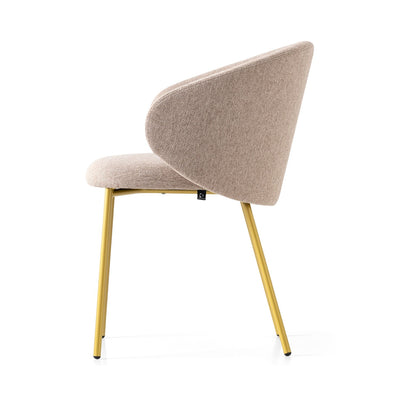 product image for tuka painted brass metal armchair with metal legs by connubia cb199900033lslb00000000 7 91