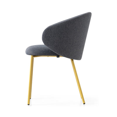 product image for tuka painted brass metal armchair with metal legs by connubia cb199900033lslb00000000 3 76