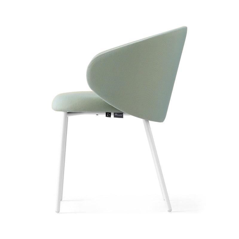 media image for tuka matt optic white metal chair by connubia cb1999010094sps00000000 11 243