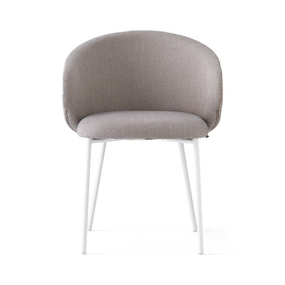 product image for tuka matt optic white metal chair by connubia cb1999010094sps00000000 6 99