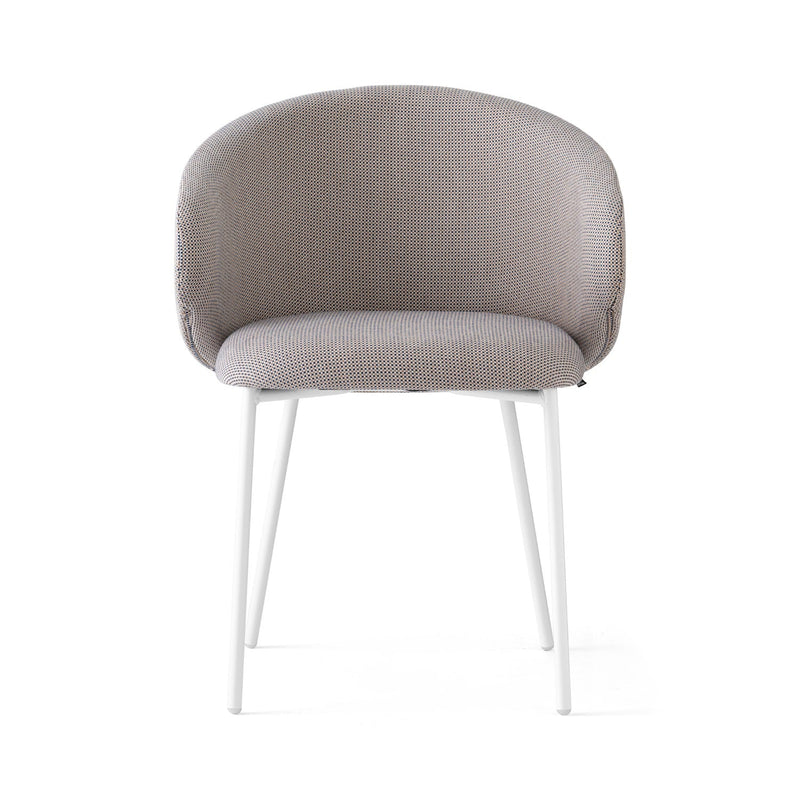 media image for tuka matt optic white metal chair by connubia cb1999010094sps00000000 6 218