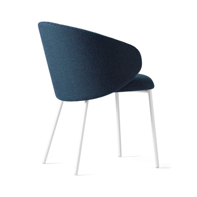 product image for tuka matt optic white metal chair by connubia cb1999010094sps00000000 16 45