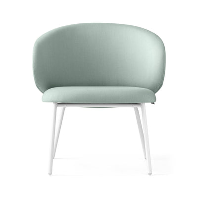 product image for tuka matt optic white metal lounge chair by connubia cb2114010094sps00000000 10 64