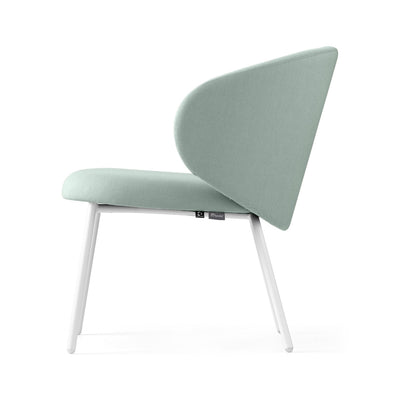 product image for tuka matt optic white metal lounge chair by connubia cb2114010094sps00000000 11 2