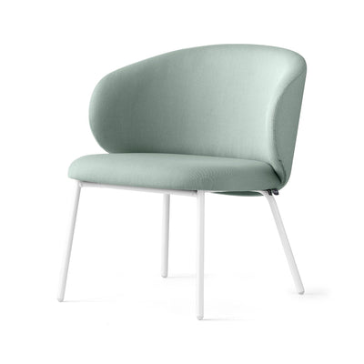 product image for tuka matt optic white metal lounge chair by connubia cb2114010094sps00000000 9 5