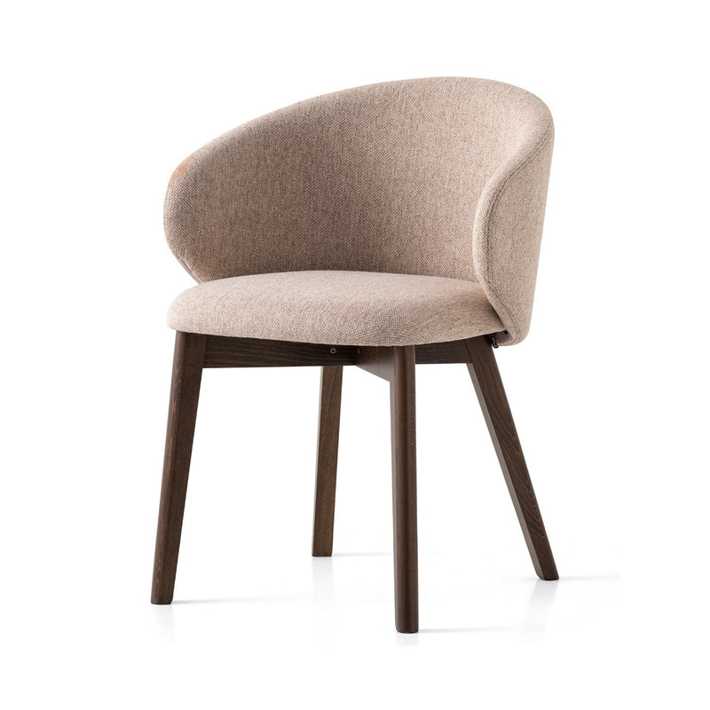 media image for tuka smoke beechwood armchair with wood legs by connubia cb2117000012slb00000000 5 225