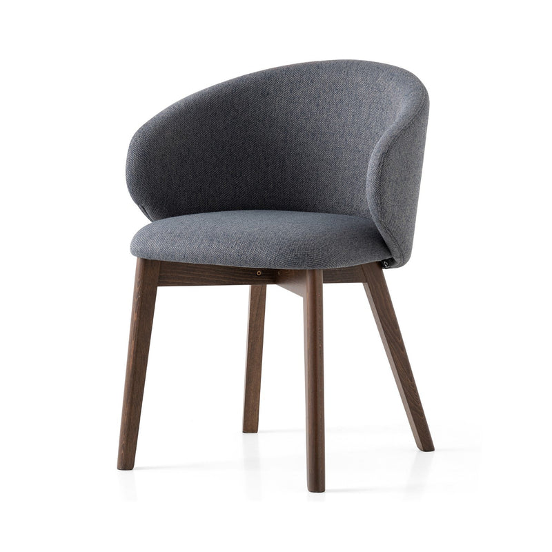 media image for tuka smoke beechwood armchair with wood legs by connubia cb2117000012slb00000000 1 285