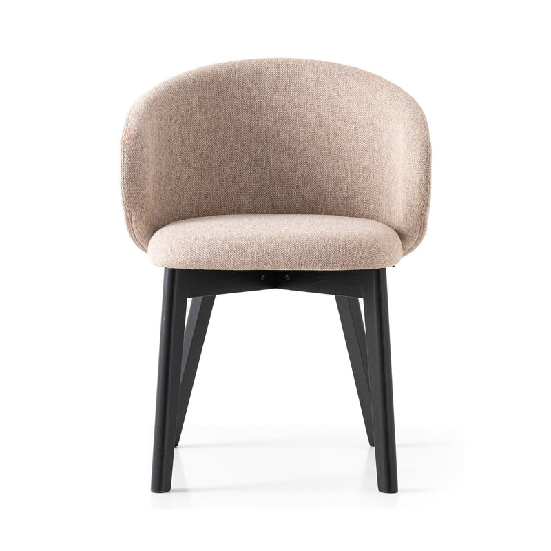 media image for tuka graphite beechwood armchair with wood legs by connubia cb2117000132slb00000000 6 291