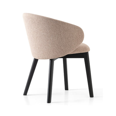 product image for tuka graphite beechwood armchair with wood legs by connubia cb2117000132slb00000000 8 94