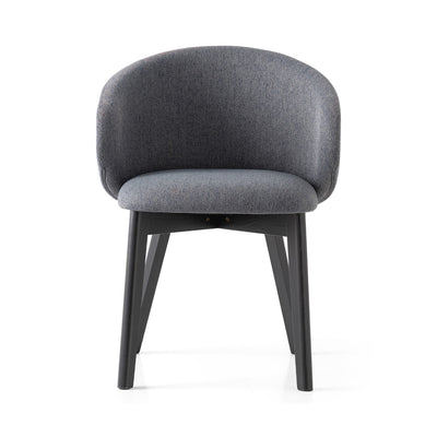 product image for tuka graphite beechwood armchair with wood legs by connubia cb2117000132slb00000000 2 68