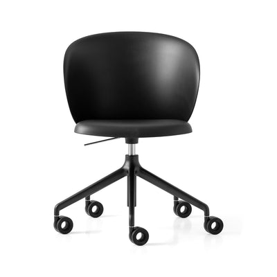 product image for tuka black aluminum swivel office chair by connubia cb2126000015slb00000000 30 21