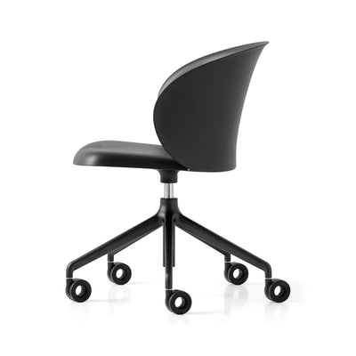 product image for tuka black aluminum swivel office chair by connubia cb2126000015slb00000000 31 33