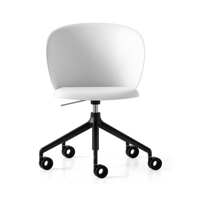 product image for tuka black aluminum swivel office chair by connubia cb2126000015slb00000000 38 62