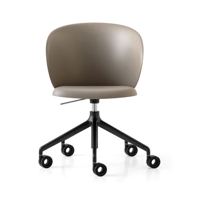 product image for tuka black aluminum swivel office chair by connubia cb2126000015slb00000000 42 49