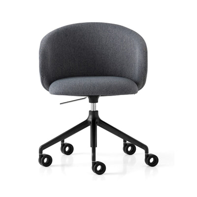 product image for tuka black aluminum swivel office chair by connubia cb2126000015slb00000000 2 14