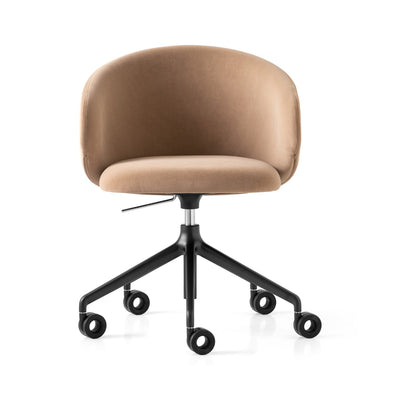 product image for tuka black aluminum swivel office chair by connubia cb2126000015slb00000000 6 20