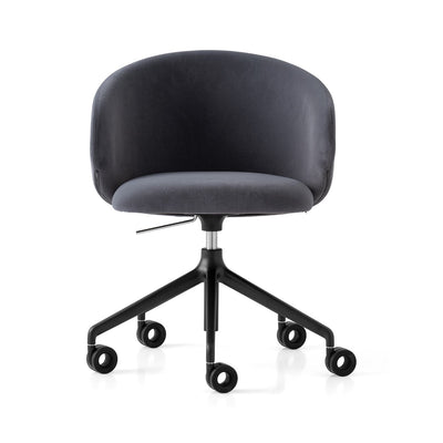 product image for tuka black aluminum swivel office chair by connubia cb2126000015slb00000000 14 59