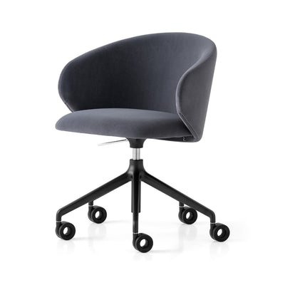 product image for tuka black aluminum swivel office chair by connubia cb2126000015slb00000000 13 94