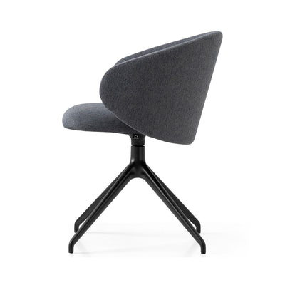 product image for tuka black aluminum swivel chair by connubia cb2127000015slb00000000 3 29