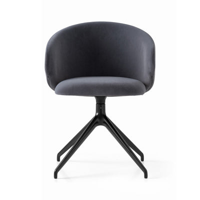 product image for tuka black aluminum swivel chair by connubia cb2127000015slb00000000 14 40