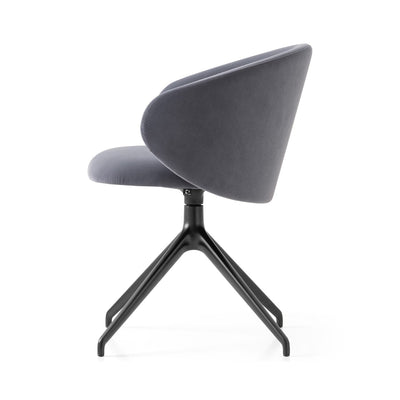 product image for tuka black aluminum swivel chair by connubia cb2127000015slb00000000 15 14