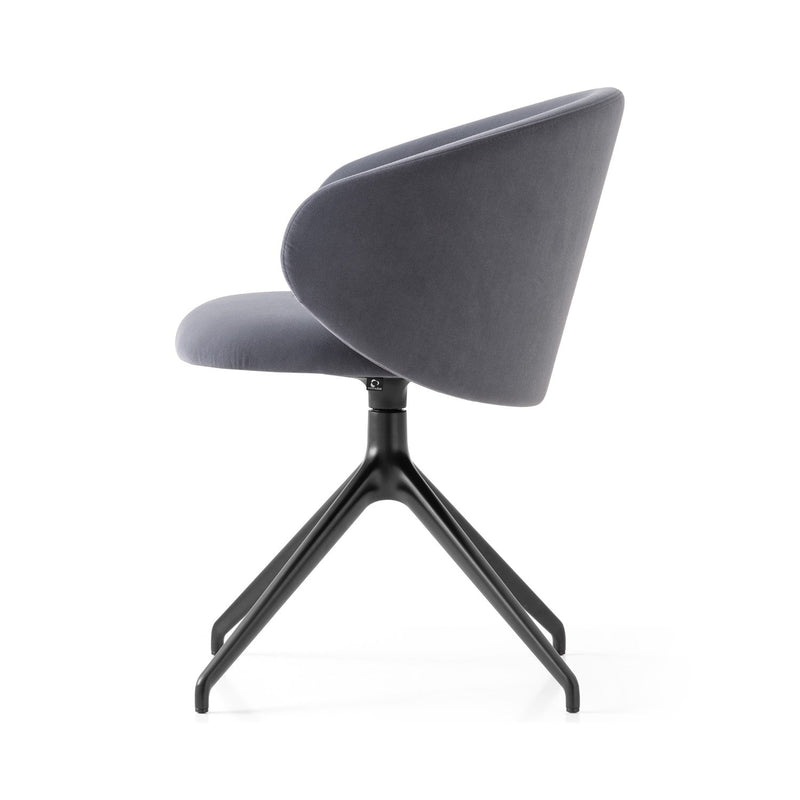 media image for tuka black aluminum swivel chair by connubia cb2127000015slb00000000 15 254