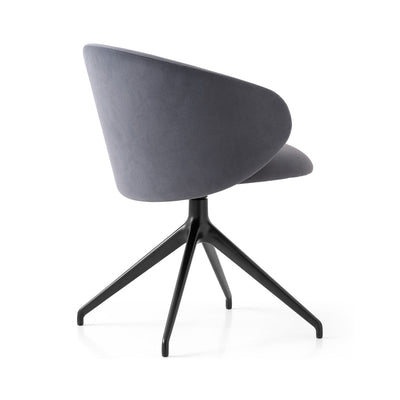 product image for tuka black aluminum swivel chair by connubia cb2127000015slb00000000 16 79