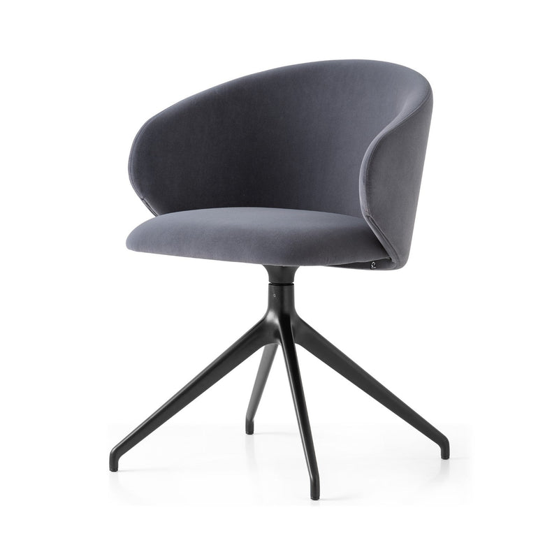 media image for tuka black aluminum swivel chair by connubia cb2127000015slb00000000 13 269