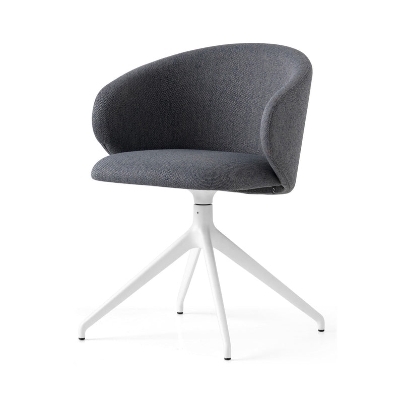 media image for tuka optic white aluminum swivel chair by connubia cb2127000094slb00000000 1 236