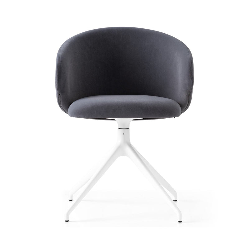 media image for tuka optic white aluminum swivel chair by connubia cb2127000094slb00000000 14 232