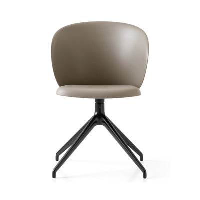 product image for tuka black aluminum swivel chair by connubia cb2127000015slb00000000 90 65