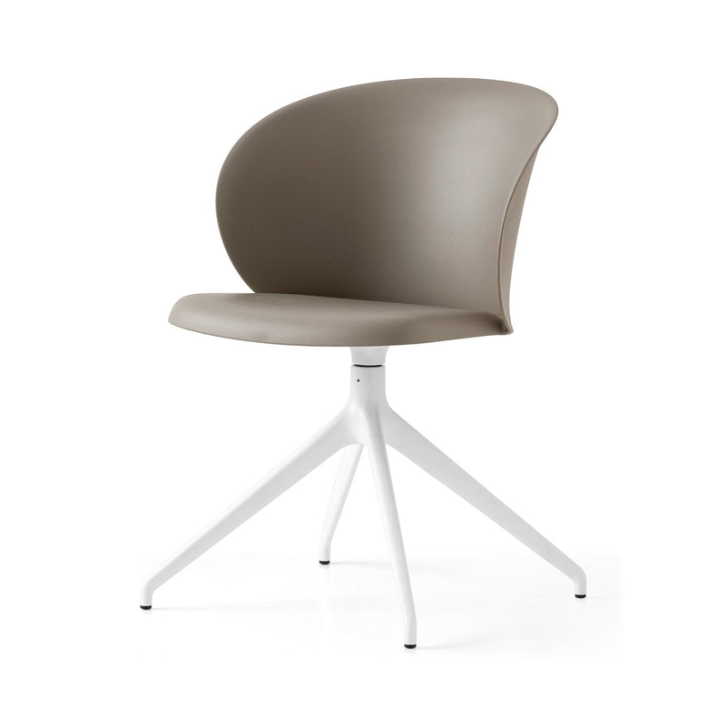 media image for tuka optic white aluminum swivel chair by connubia cb2127000094slb00000000 89 27